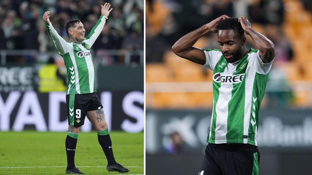 Chimy Ávila y Cédric Bakambu