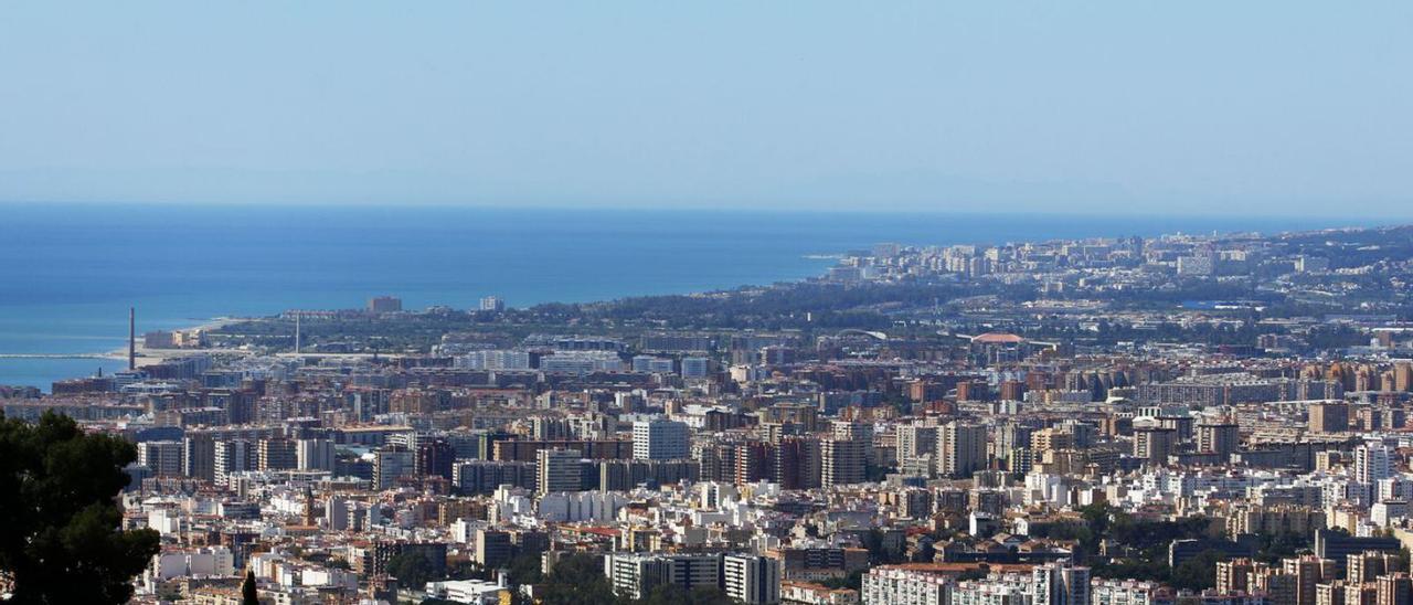 Una vista de Málaga capital.