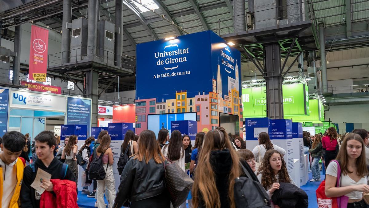 L'estand de la UdG al saló de l'Ensenyament d'aquest any.