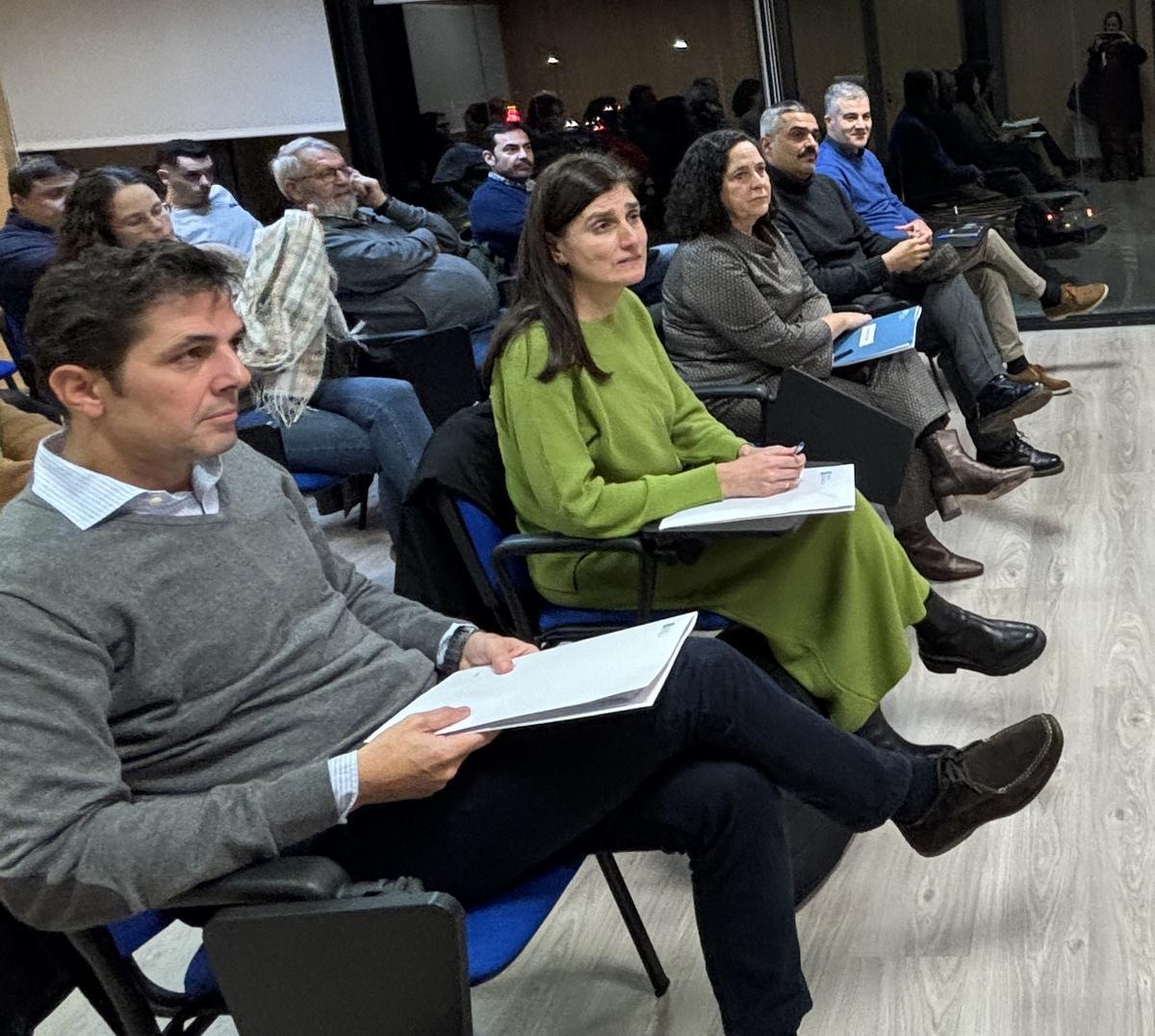 Xuntanza cos empresarios do polígono de Bértoa, en Carballo.