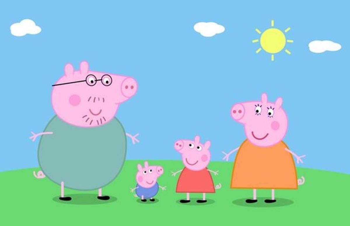 Imatge de la sèrie ’Peppa Pig’, una de les més seguides a Clan TV. 