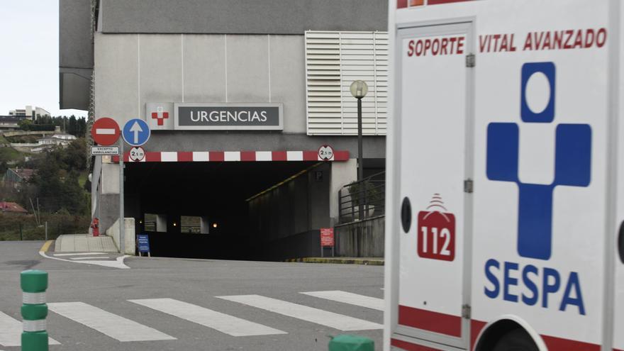 Herido un motorista en Gijón al ser arrollado por una furgoneta