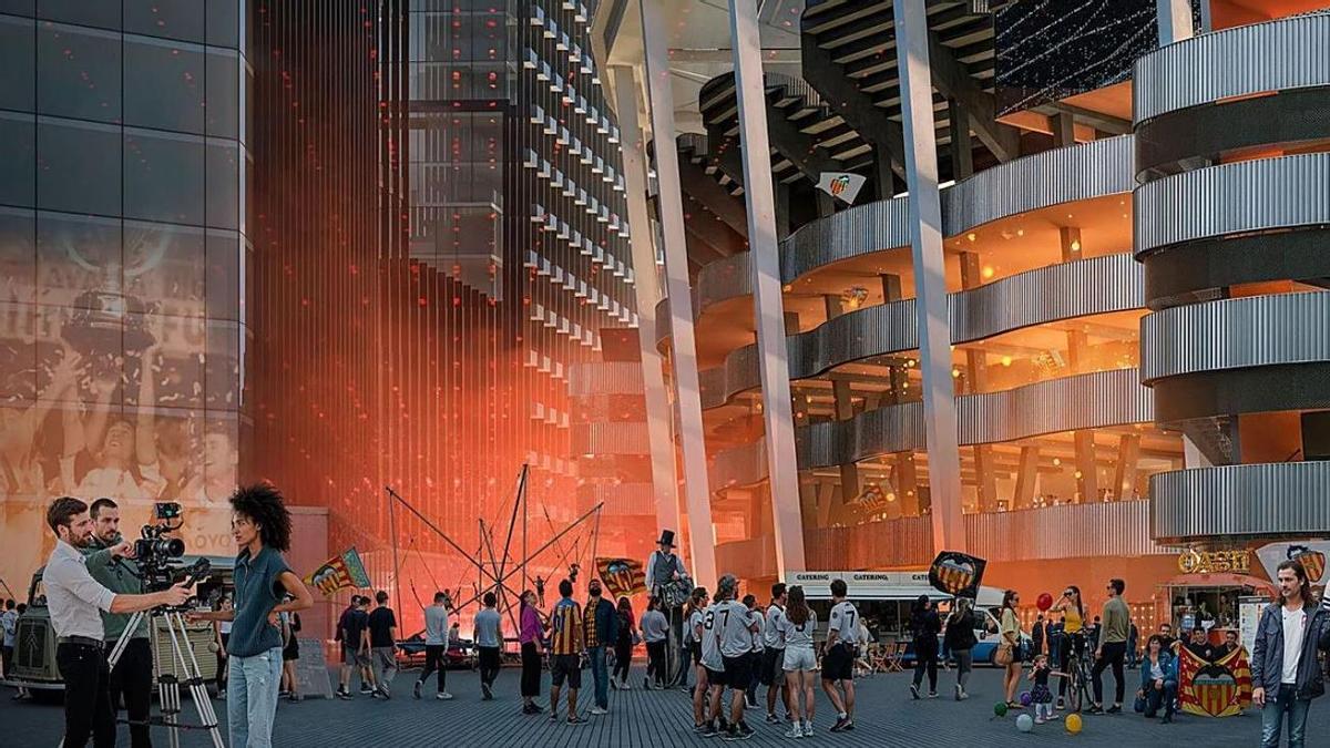 Así ha cambiado el Nou Mestalla