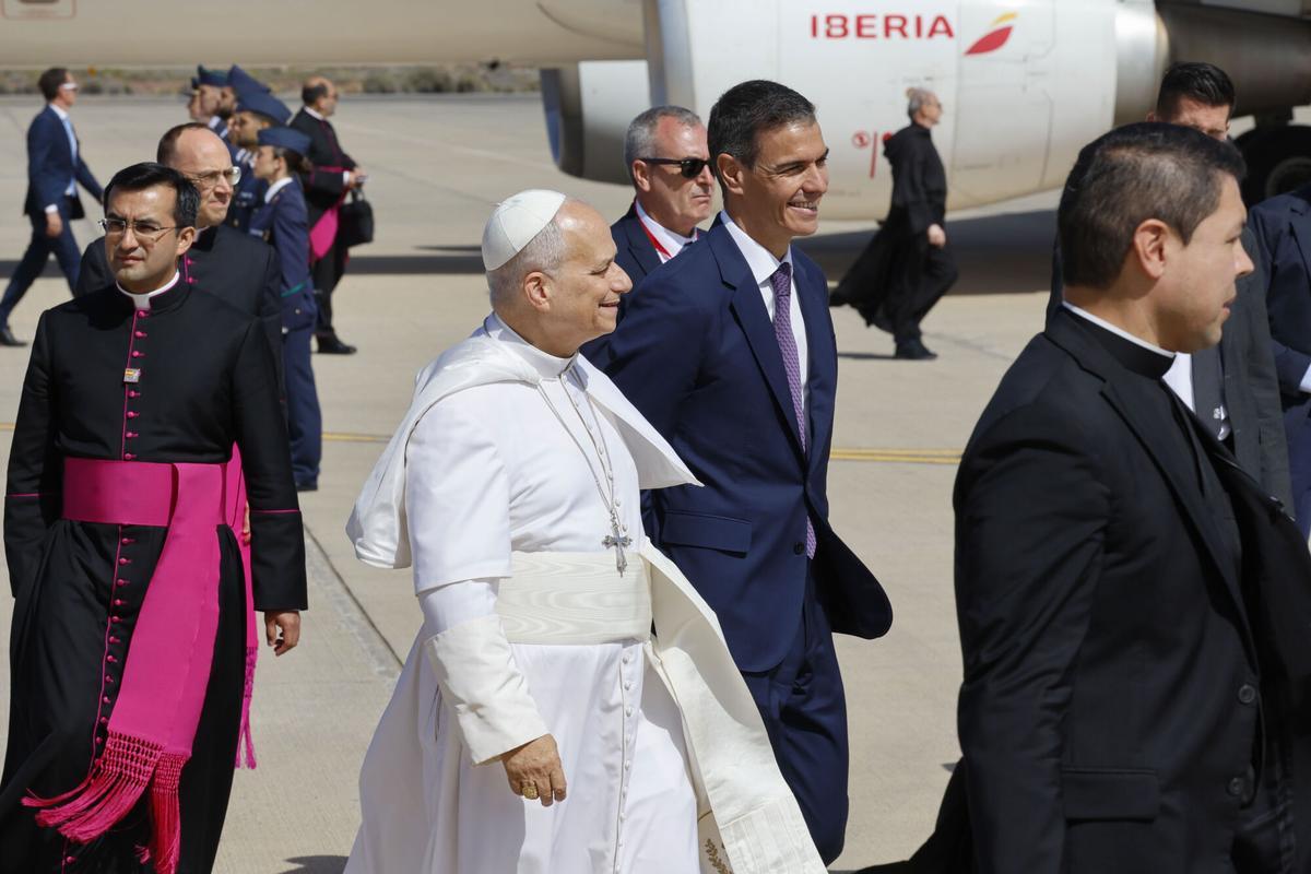 Llegada del papa León XIV a Gran Canaria