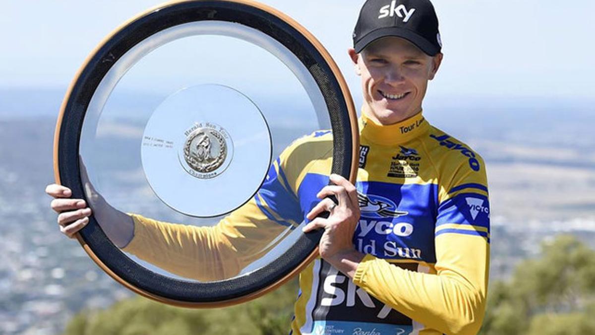 Froome se impuso a su compañero Peter Kennaugh