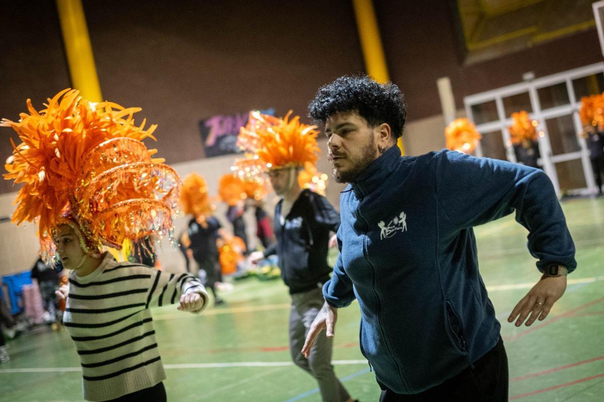 Carlos Domínguez, coreógrafo, durante un ensayo