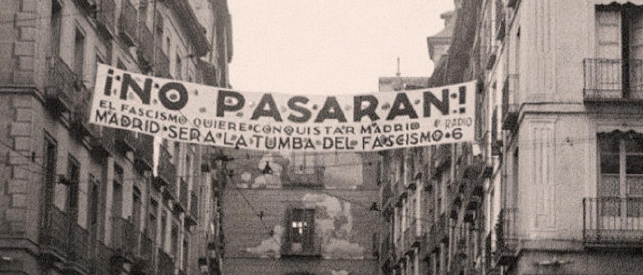 Fotografía de Madrid en 1937