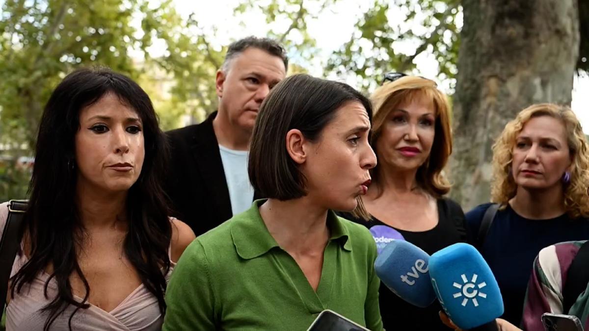 Vídeo | Irene Montero exige la dimisión de Moreno y afirma que los fallos en el cribado son "consecuencia de su Gobierno"