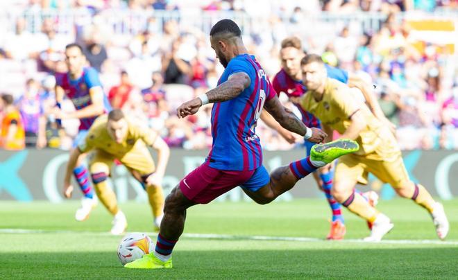 Las mejores imágenes del Barça - Levante: Ansu Fati, Depay, de Jong, Gavi, Nico...