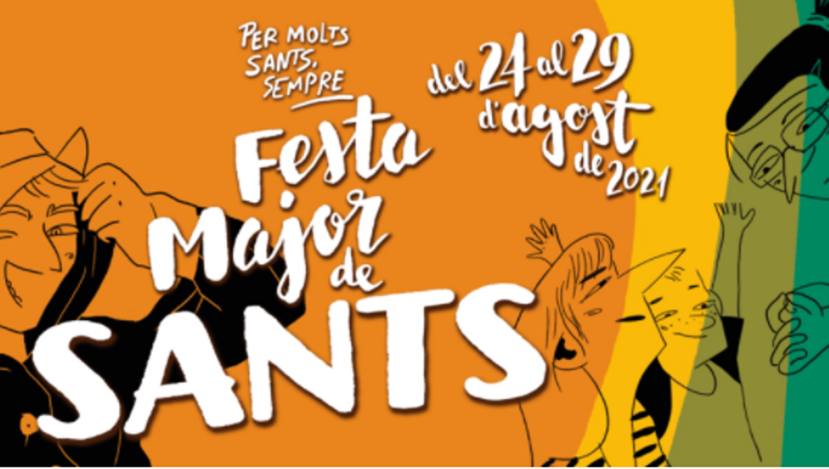 Cartel de las fiestas de Sants