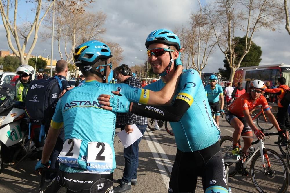 Llegada de la Vuelta a Murcia-Gran Premio Sabadell en San Javier