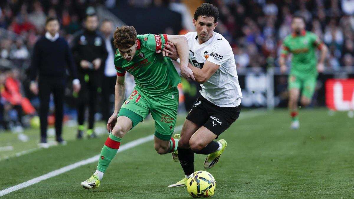 Jesús Vázquez, durante un partido de esta temporada.