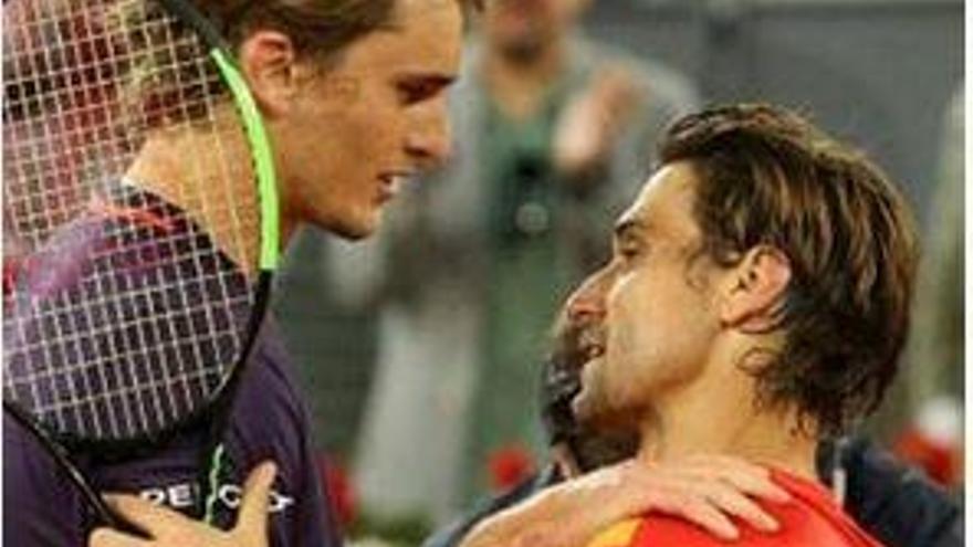 David Ferrer deja de entrenar a Alekxander Zverev