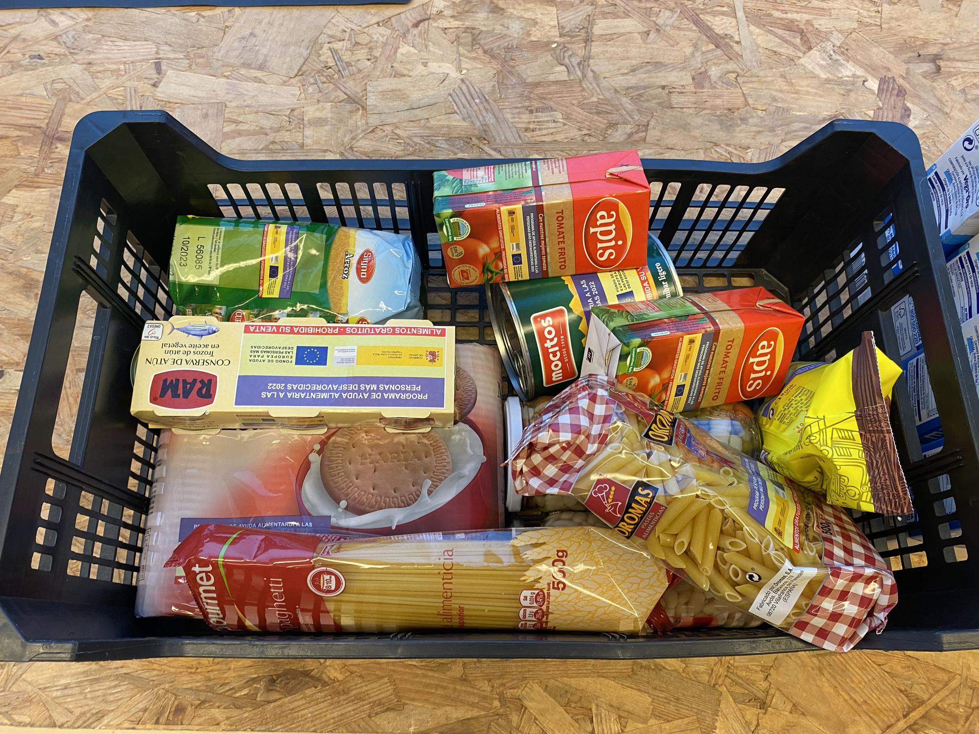 El banco de alimentos de Cáritas Ibiza