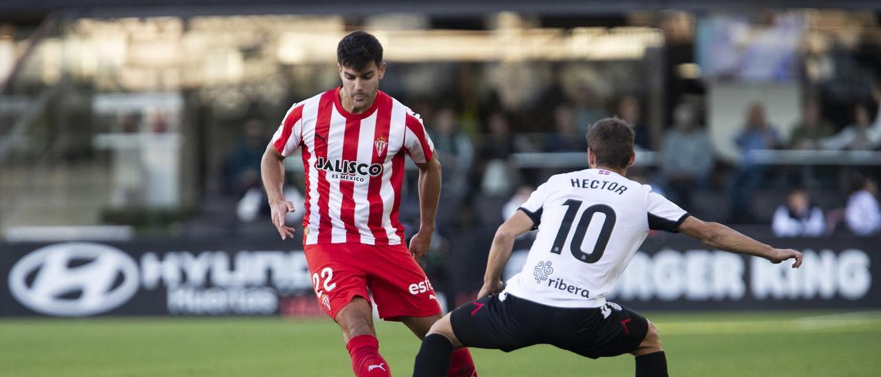 El partido entre el Cartagena y el Sporting, en imágenes