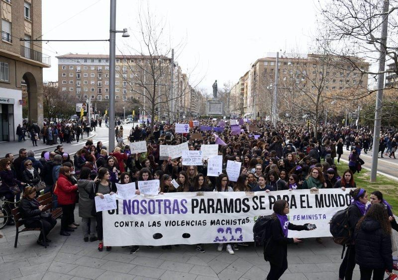 El Día Internacional de la Mujer en Zaragoza