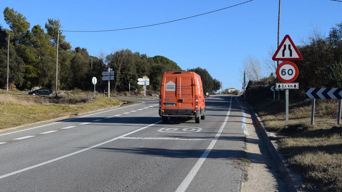 Punt on comença el tram de 2,5 quilòmetres que falta per completar l’eix | GUILLEM CAMPS