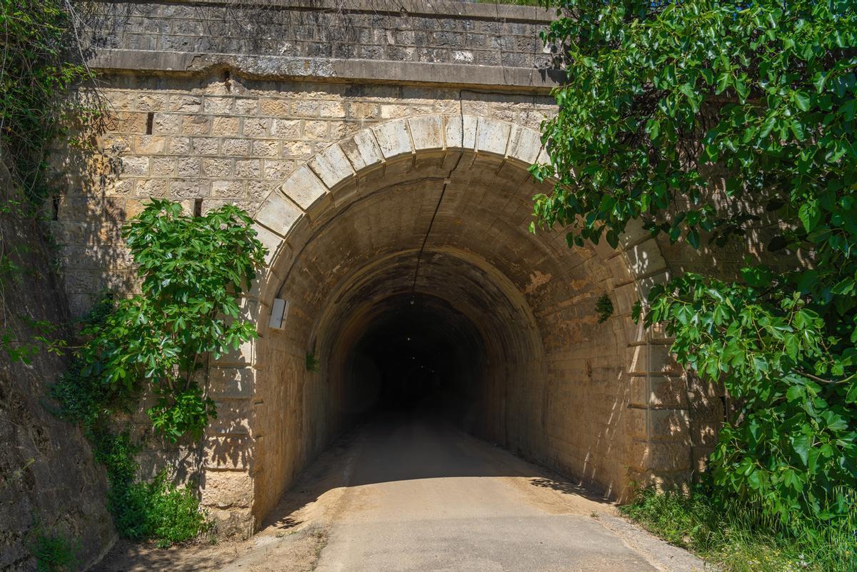 Túnel de Olvera en la vía verde de la Sierra