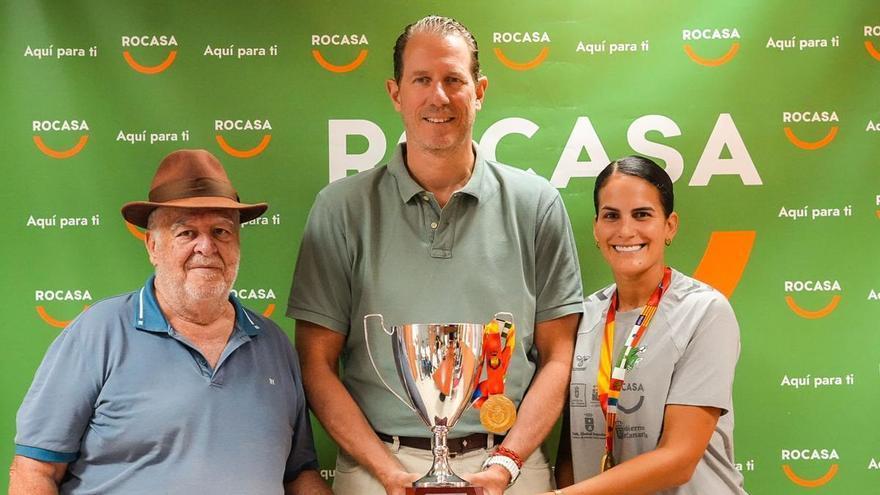 Rocasa Gran Canaria-Beti Onak: apoyo institucional antes del partido de Liga en Telde