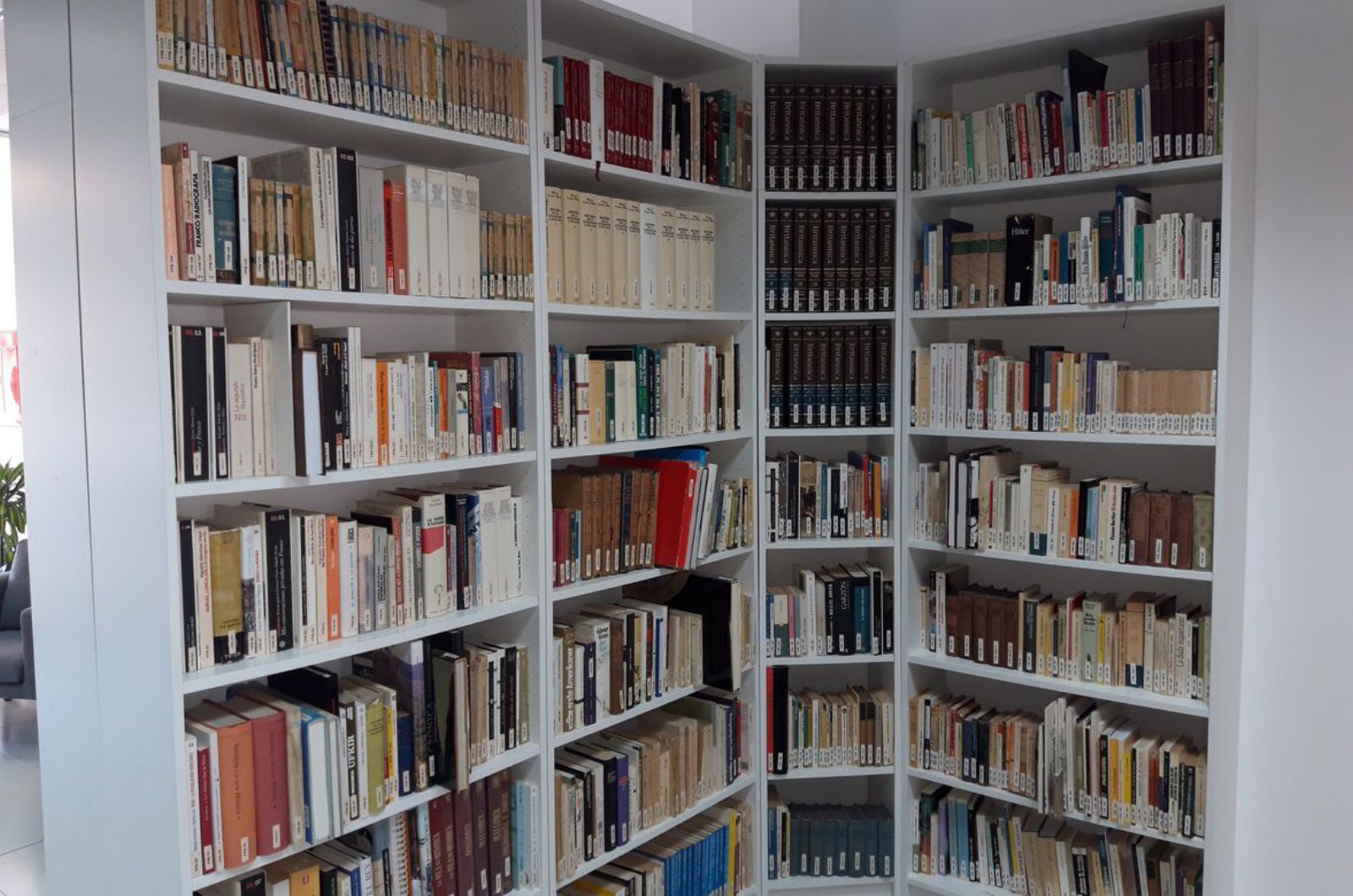 Espacio bibliotecario del archivo. 