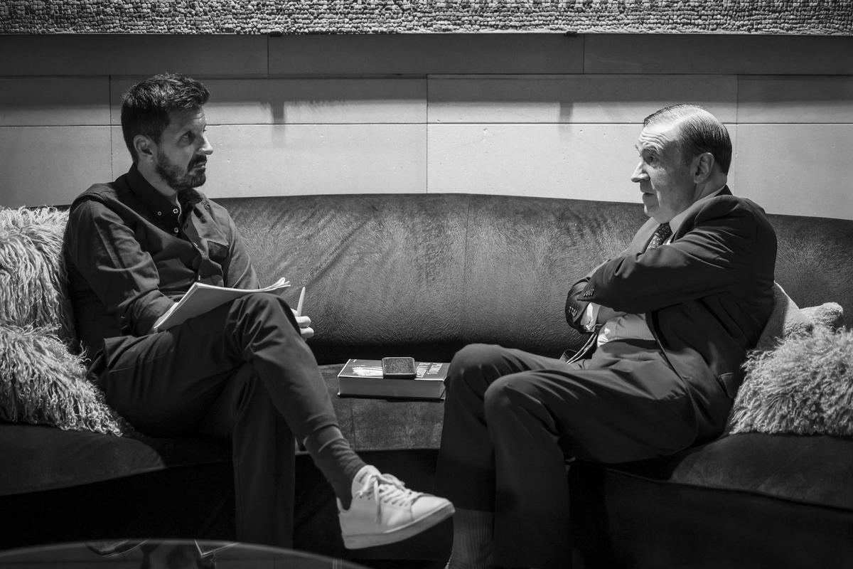 Pedro J. Ramírez, durante la entrevista con SPORT