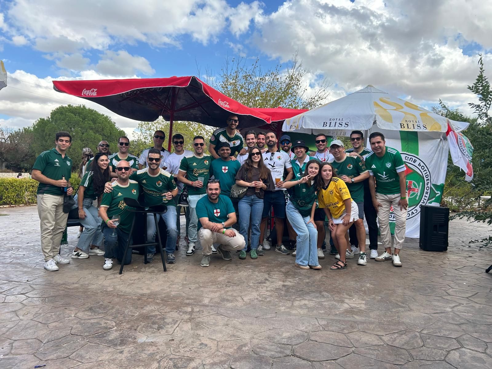 Ambiente en la previa del Cacereño-Tenerife
