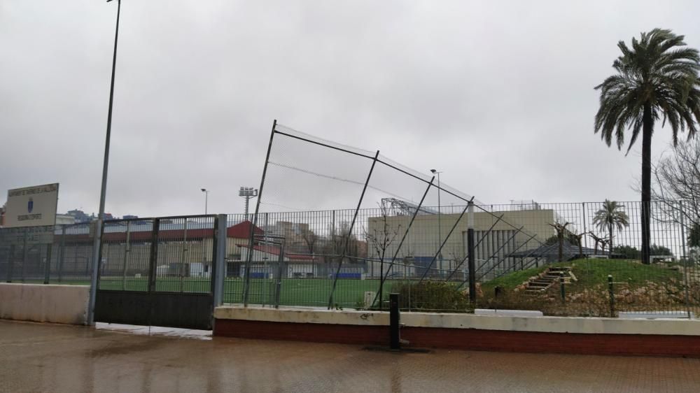 Efectos del temporal en la Safor