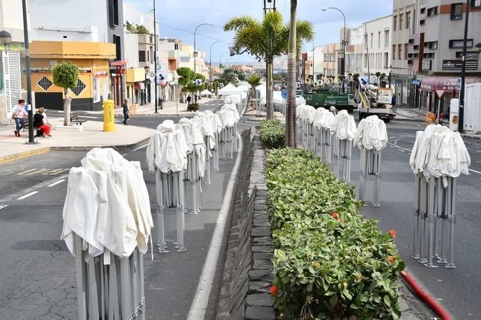 14/11/2019 CARRIZAL. INGENIO. Monataje de la Feria del Sureste en la Avenida Carlos V de Carrizal. Fotógrafa: YAIZA SOCORRO.  | 14/11/2019 | Fotógrafo: Yaiza Socorro