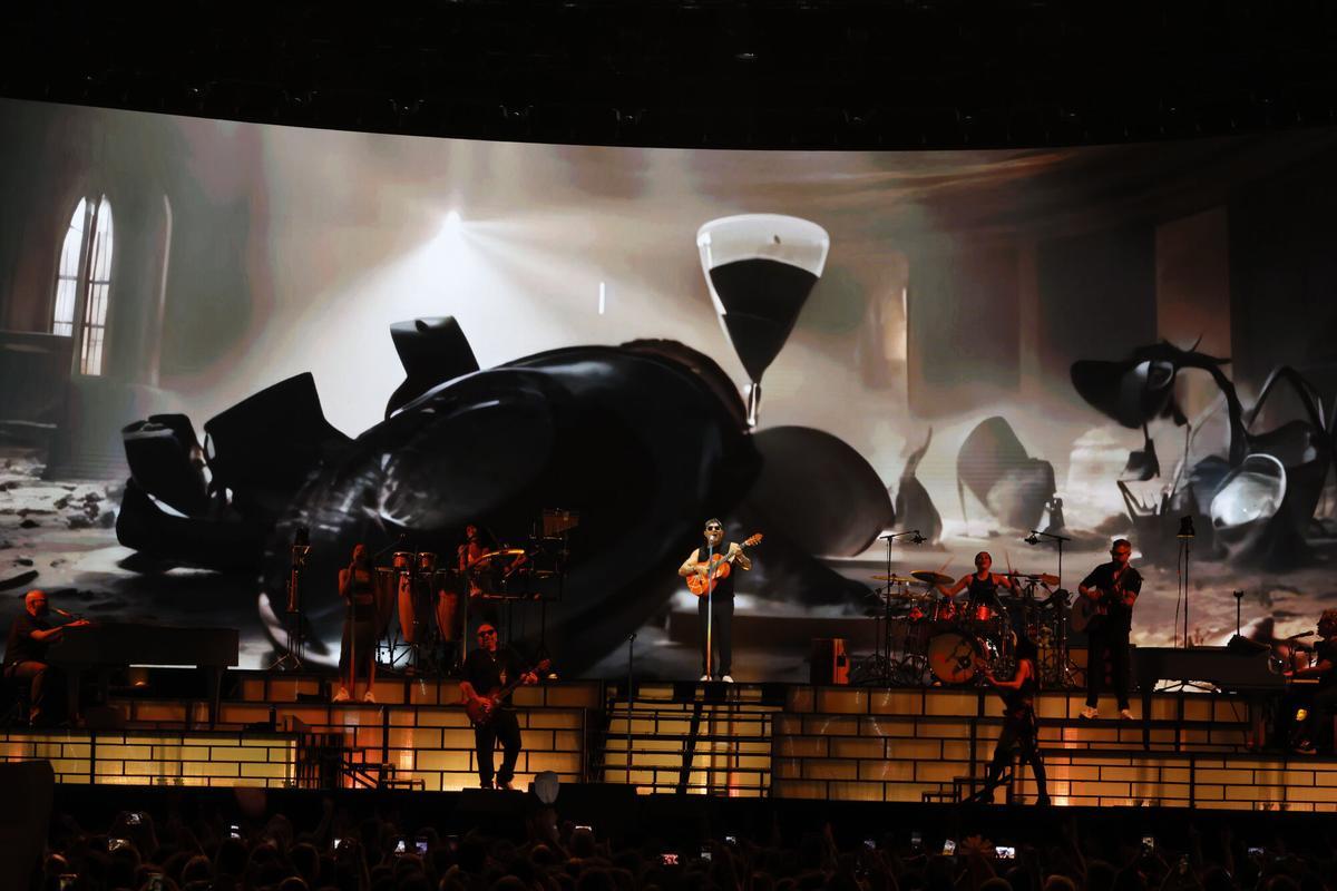Las imágenes del concierto de Alejandro Sanz en Sevilla Las imágenes del concierto de Alejandro Sanz en Sevilla