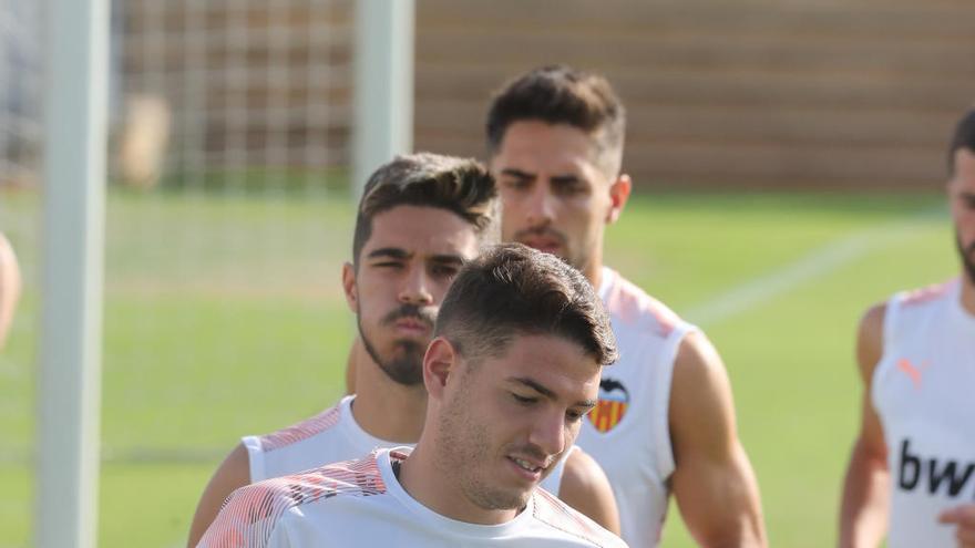 Manu Vallejo, en un entrenamiento reciente.