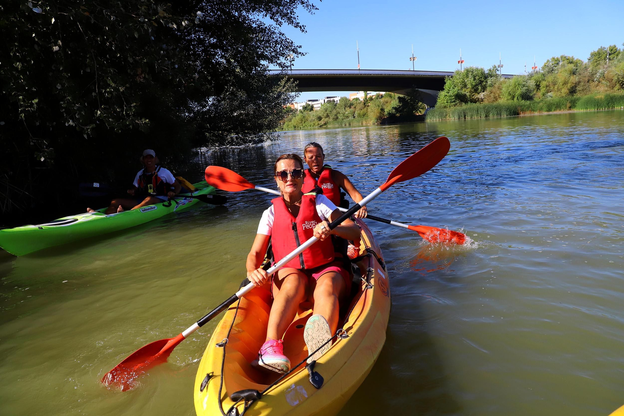 Paseos en kayak por el róio Guadalquivir