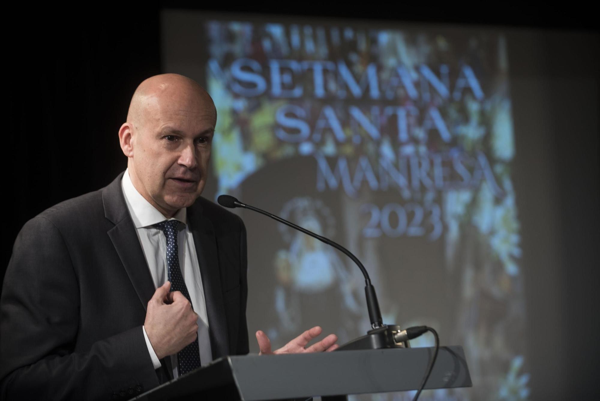 El pregó de Setmana Santa de Genís Sinca, en imatges