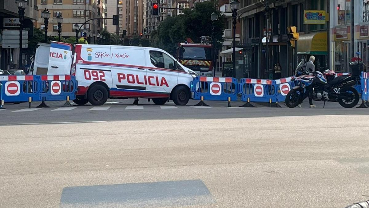 El corte de tráfico.