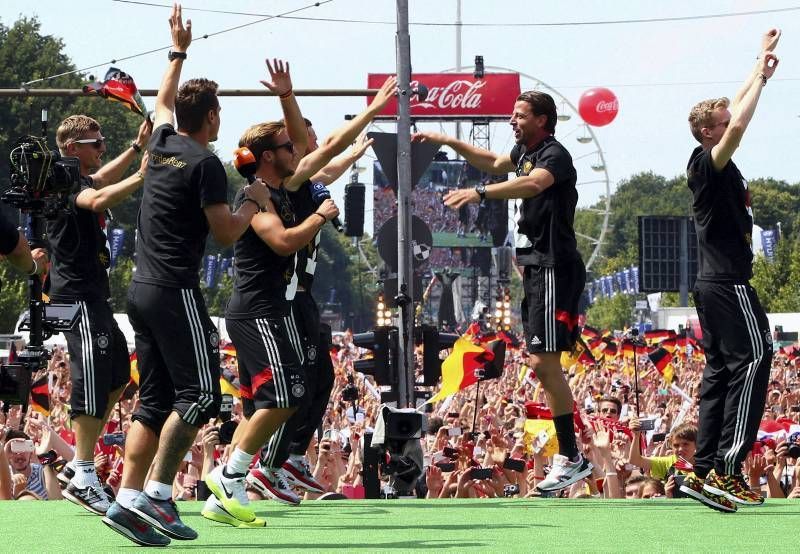 Alemania celebra su Mundial