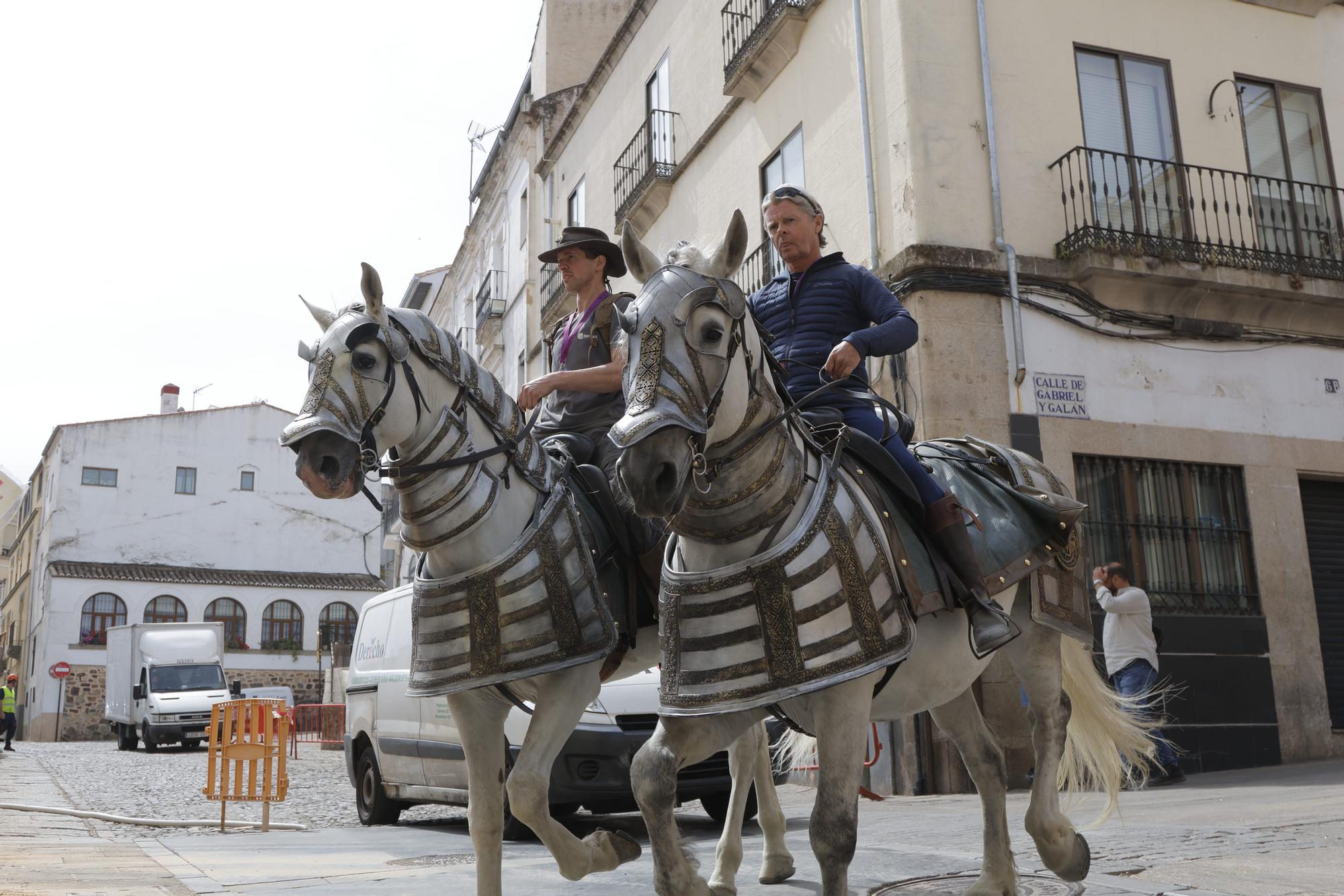 Rodaje en Cáceres: la edad media se funde con el siglo XXI