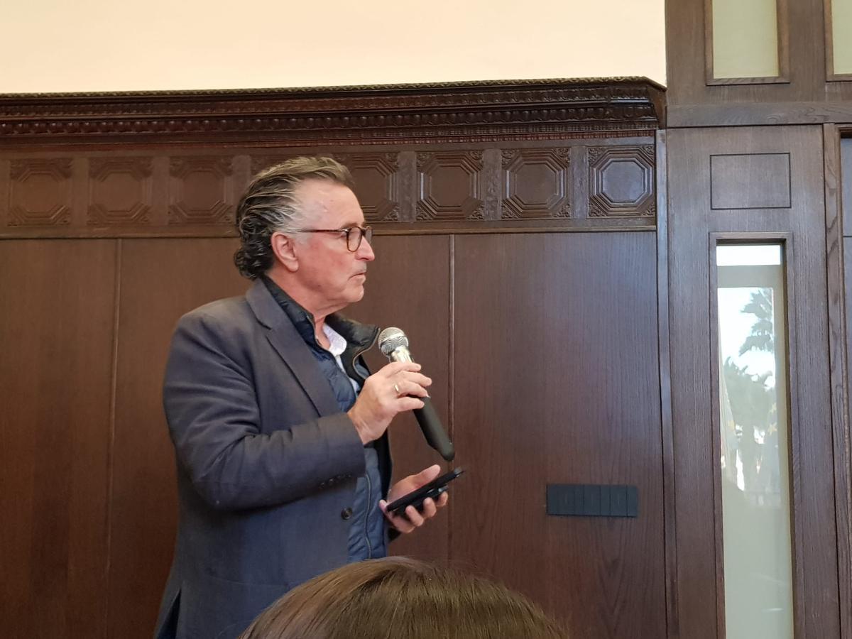 Fernando Doblas, durante su intervención.