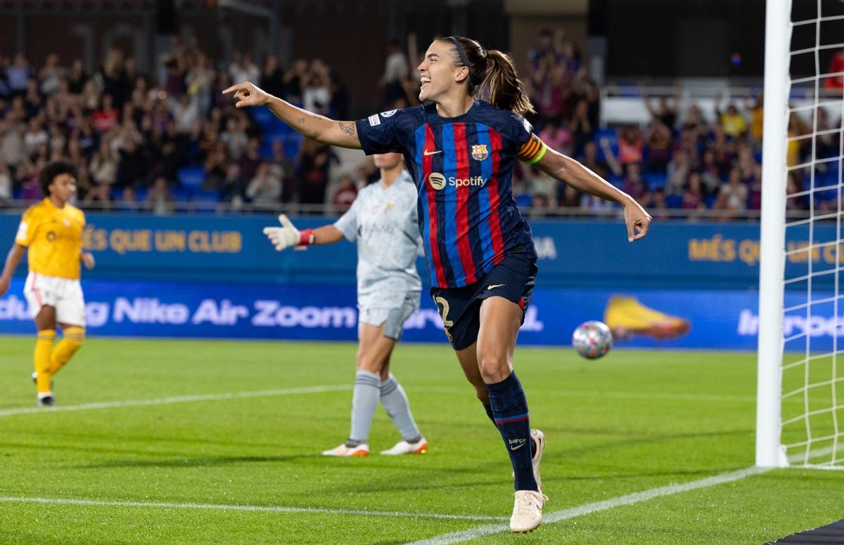 Patri marca el primero ante el Benfica