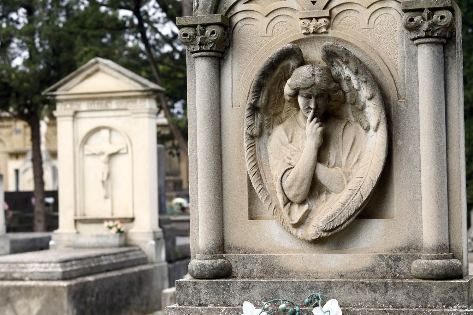 En imágenes | El cementerio de Zaragoza, un museo al aire libre que se engalana para el Día de Todos los Santos