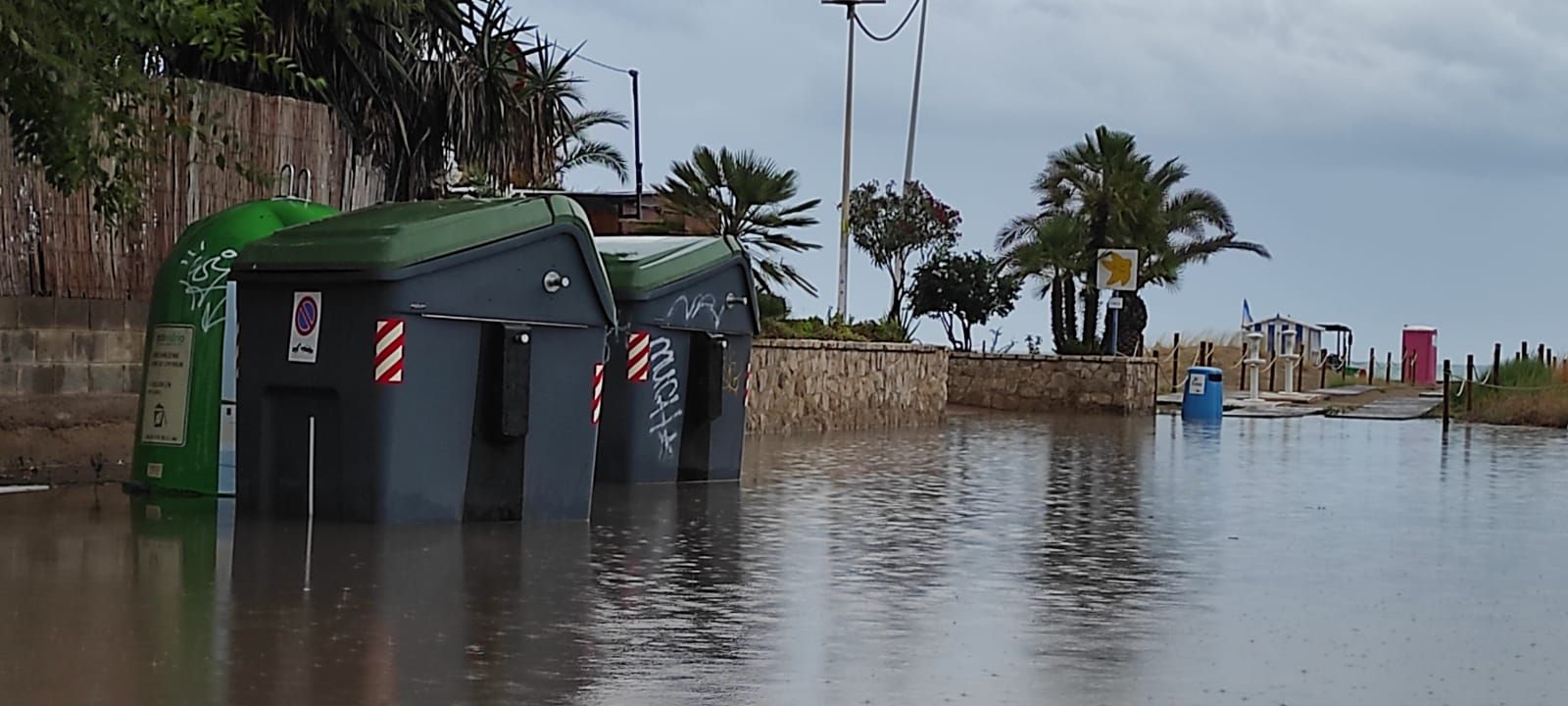 Inundaciones en Sagunt en pleno julio