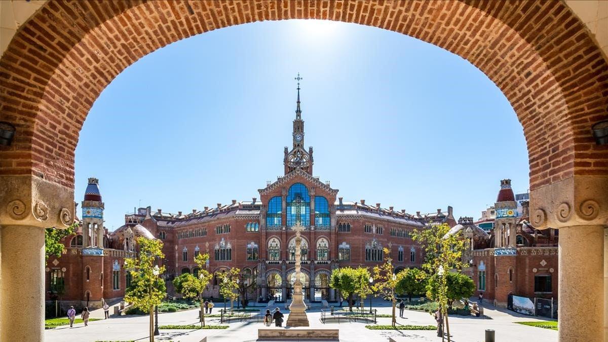 El recinto modernista del hospital de Sant Pau.