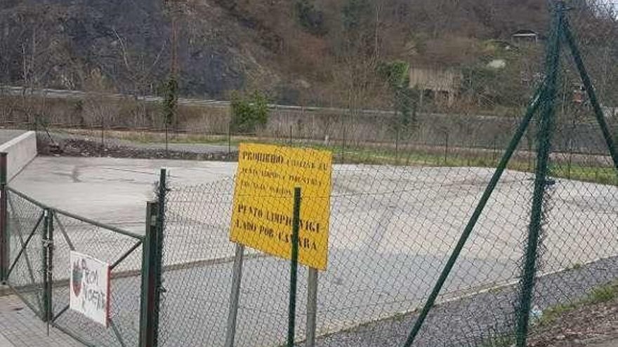 Instalaciones del nuevo punto limpio allerano.