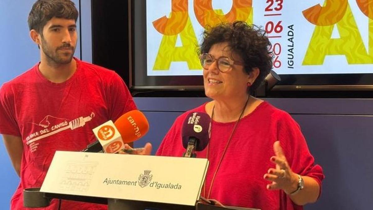 Un moment de la presentació dels actes de Sant Joan