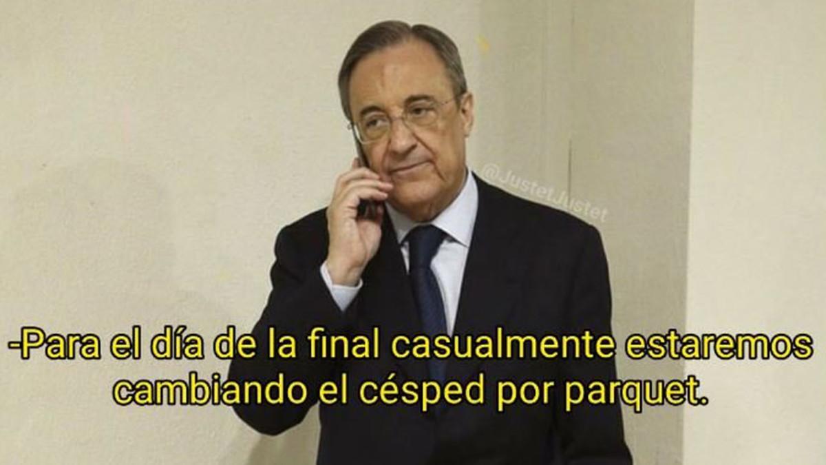 Las redes sociales se mofan de las excusas del presidente del Madrid