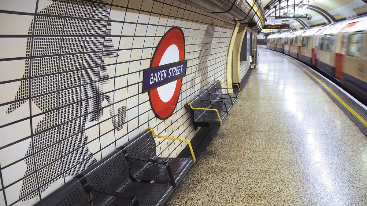 Estación de Baker Street, Londres.