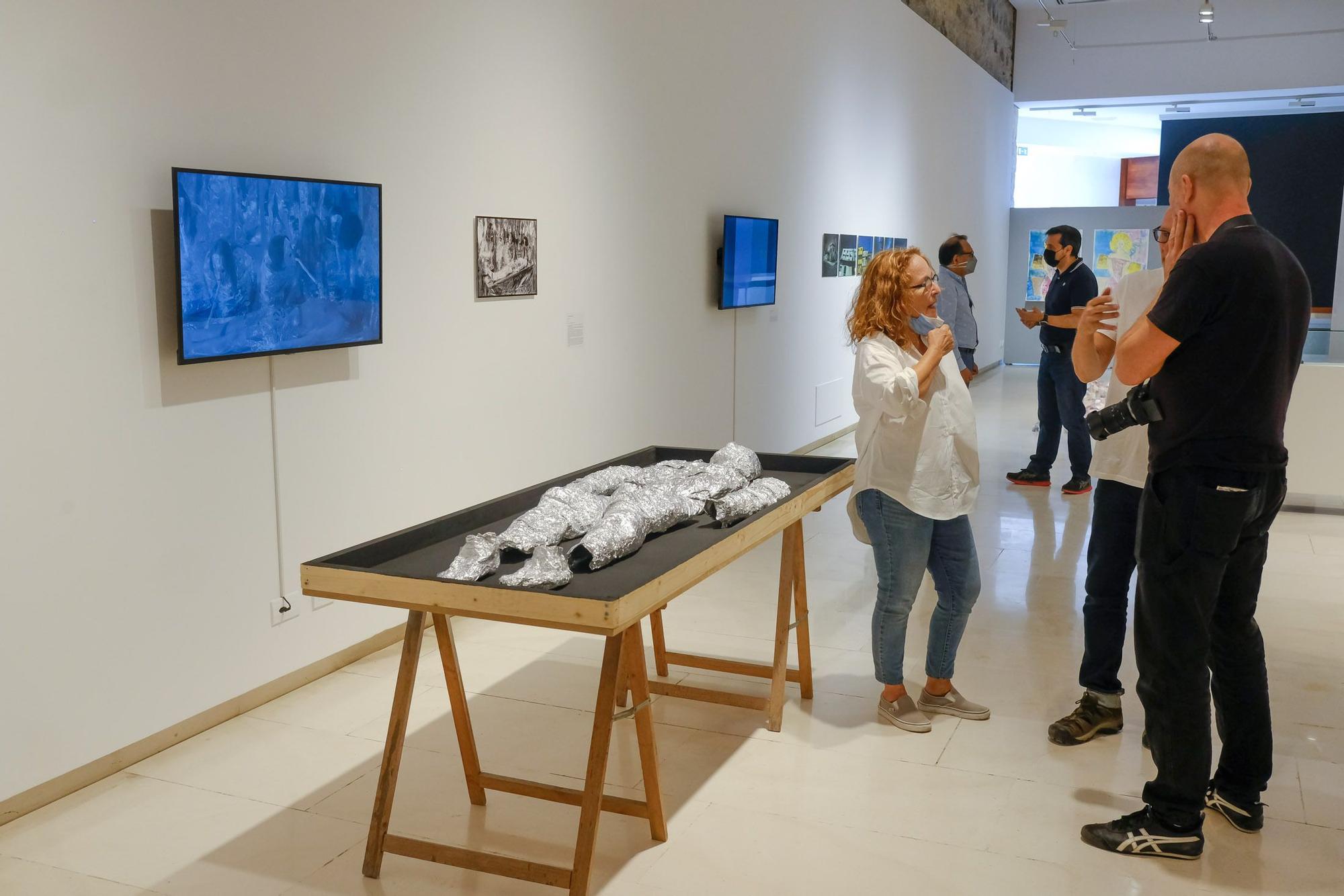 Exposición de la Bienal NoMade en el Castillo de La Luz