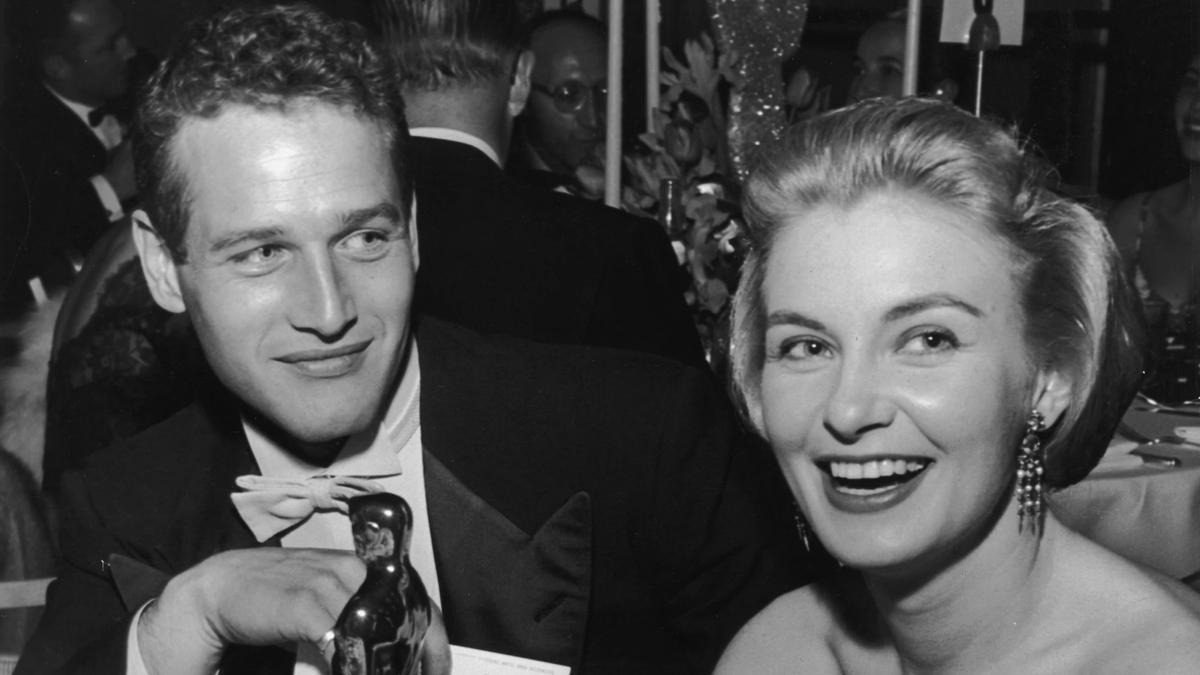 Paul Newman y Joanne Woodward, en la portada del catálogo de la casa de subastas Sotheby's.