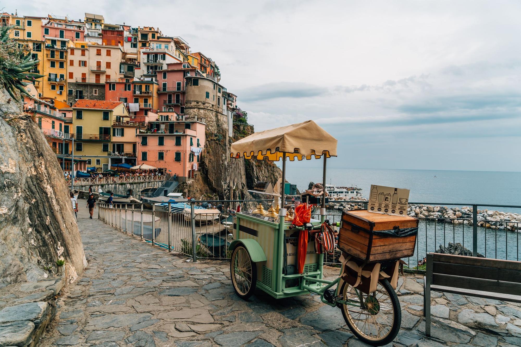 Cinque Terre: ciudades costeras de la Riviera italiana.