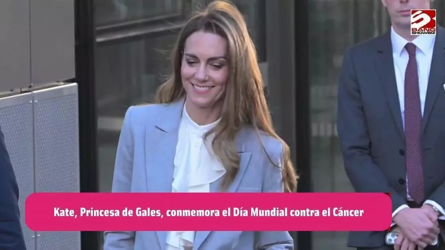 La princesa de Gales, Kate Middleton, conmemora el Día Mundial contra el Cáncer