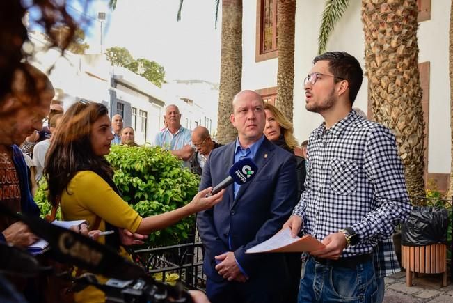 Rueda de prensa del concejal de NC, Javier Gil, ...