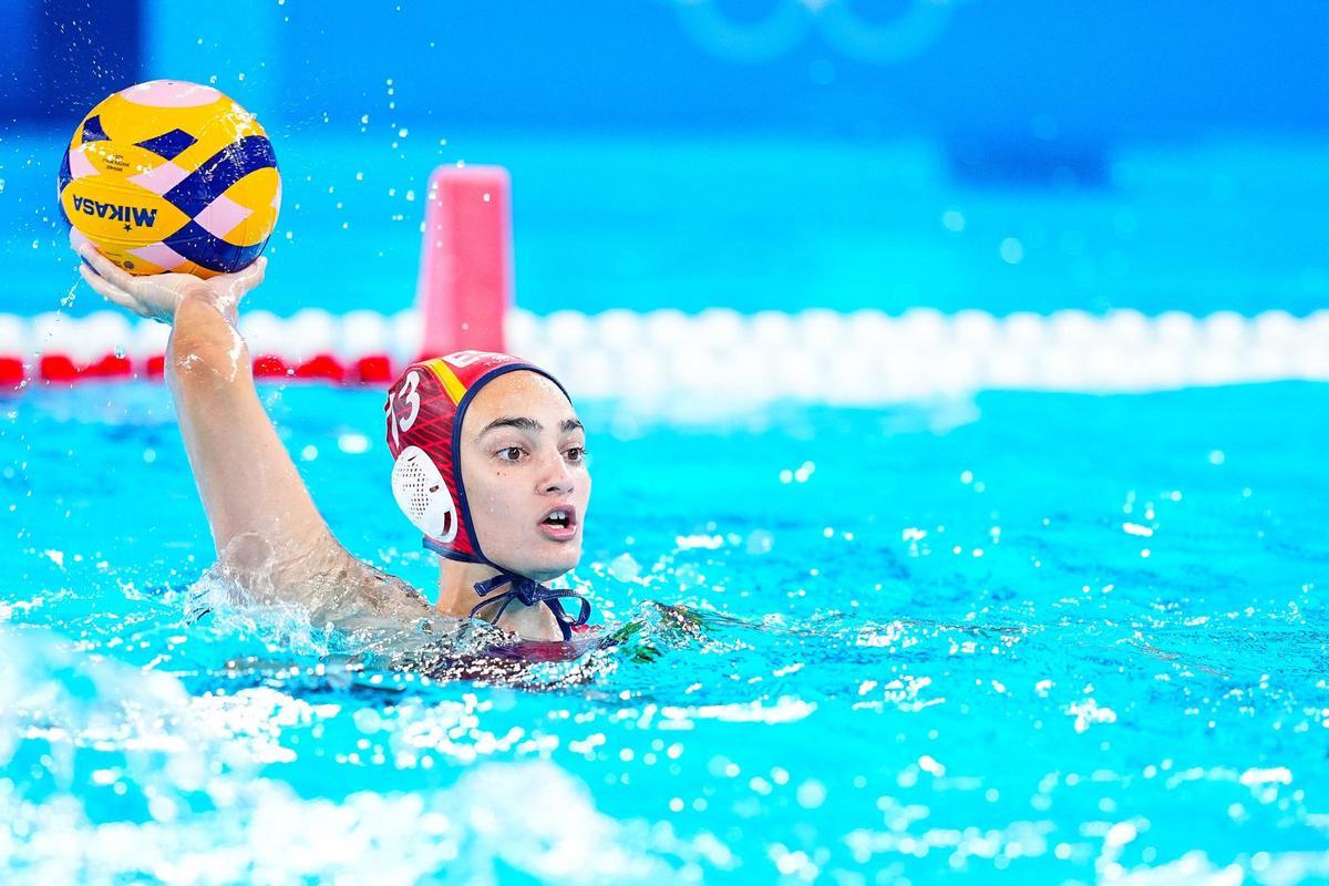 Archivo - Martina Terré con la selección española femenina de waterpolo
